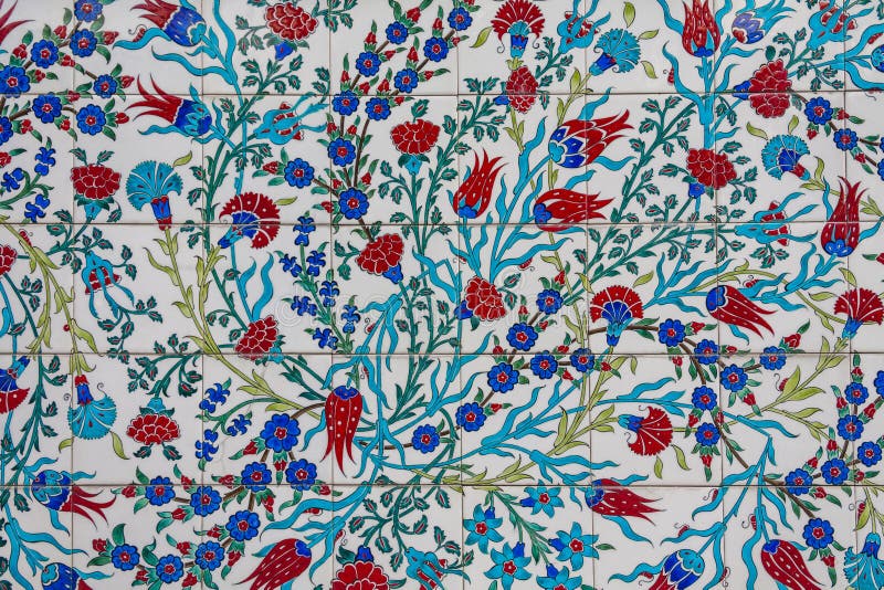 Floral Pattern Turkish Tile , Turkish tiles