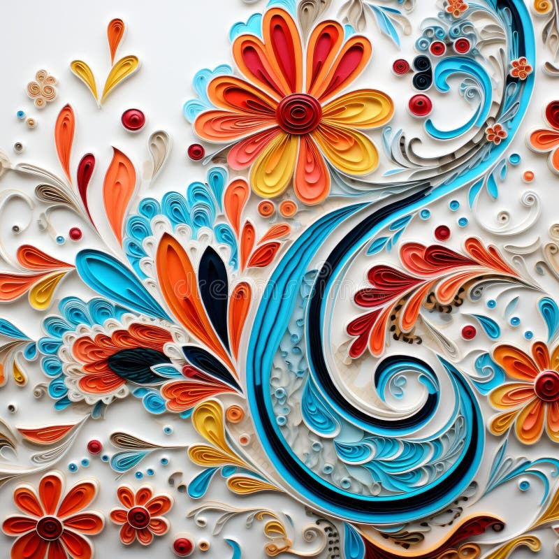 Patterns Quilling Stock Illustrations – 462 Patterns Quilling