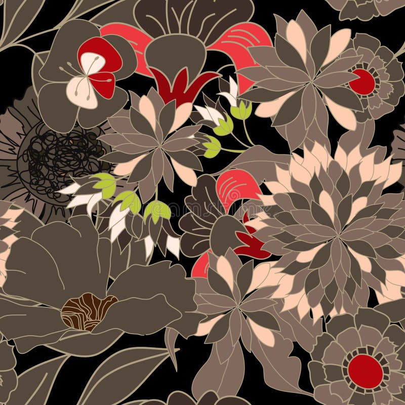 Floral seamless pattern