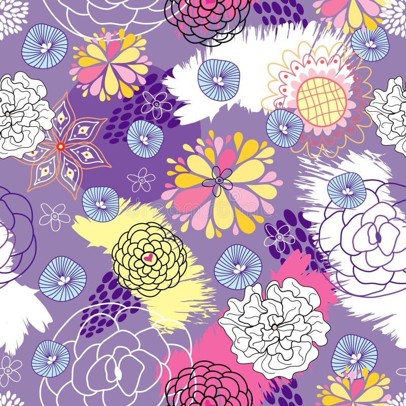 Floral seamless pattern