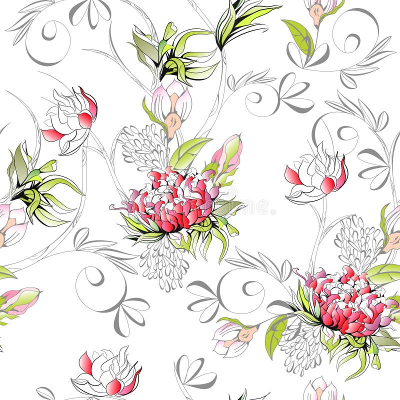 Floral seamless pattern