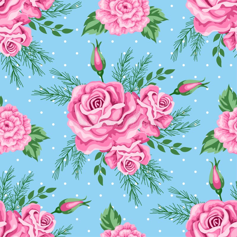 Floral seamless pattern