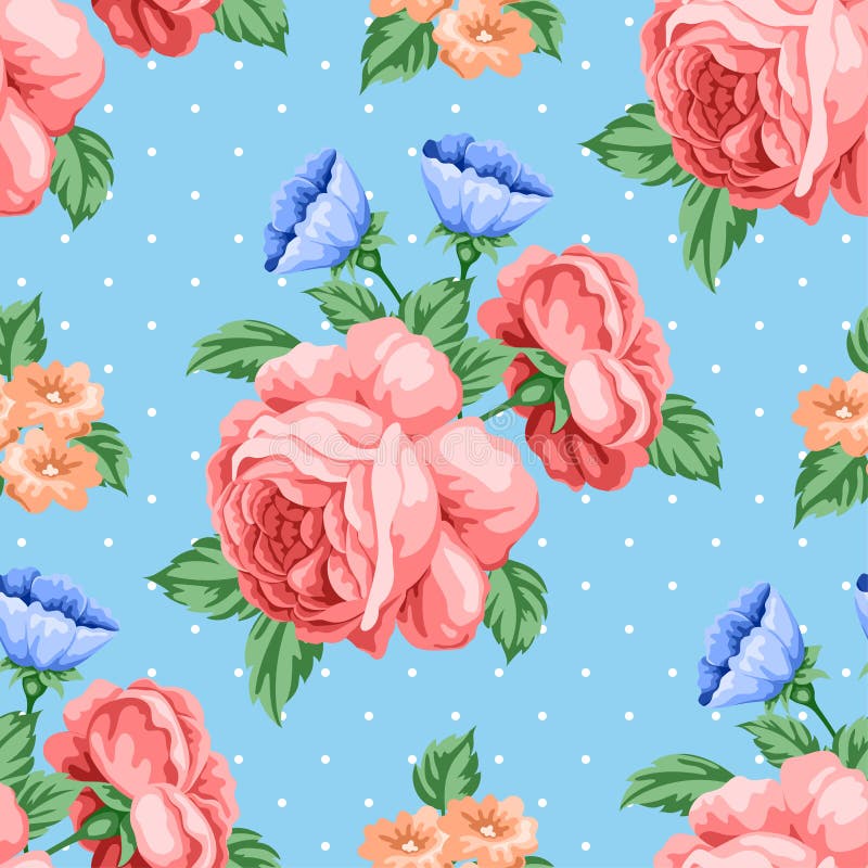 Floral seamless pattern