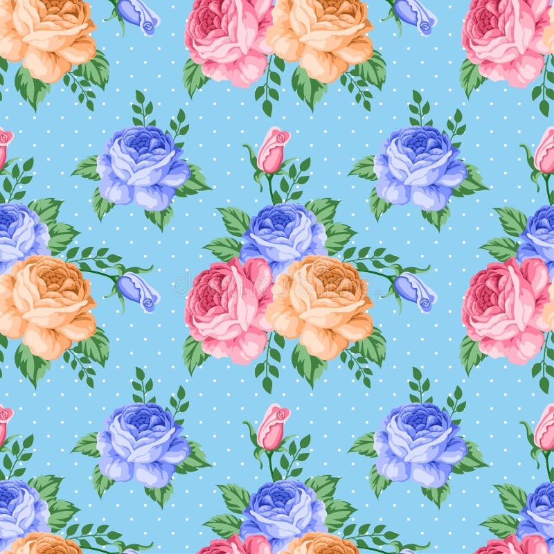 Floral seamless pattern