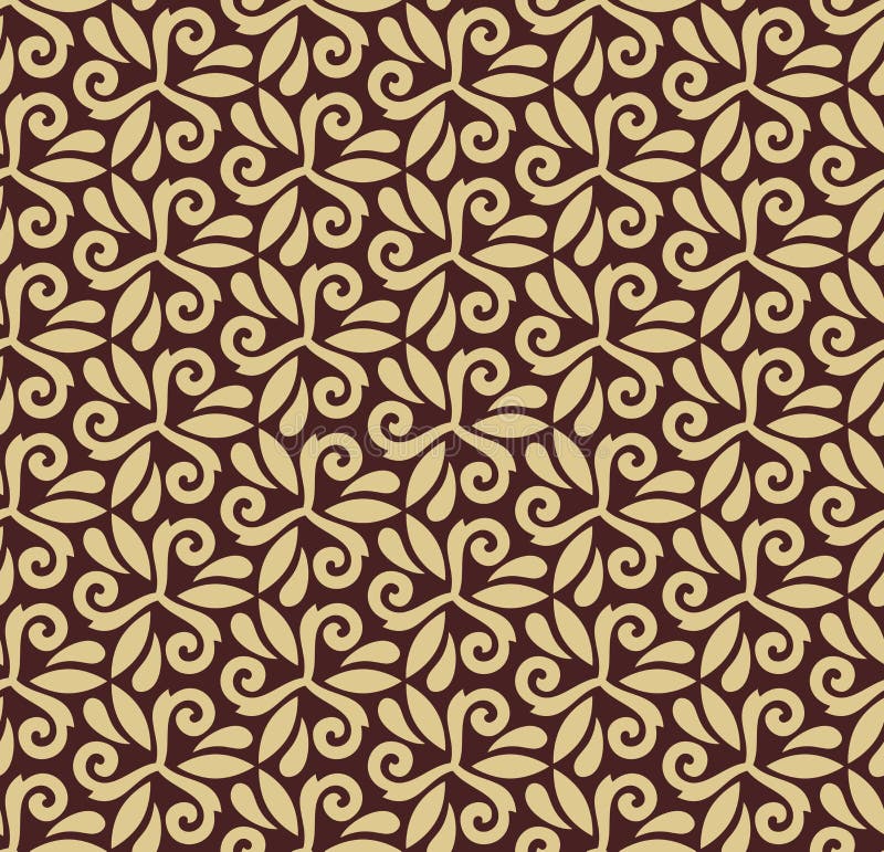 Floral vector oriental pattern with damask, arabesque and floral golden elements. Seamless abstract ornament for wallpapers and backgrounds. Floral vector oriental pattern with damask, arabesque and floral golden elements. Seamless abstract ornament for wallpapers and backgrounds