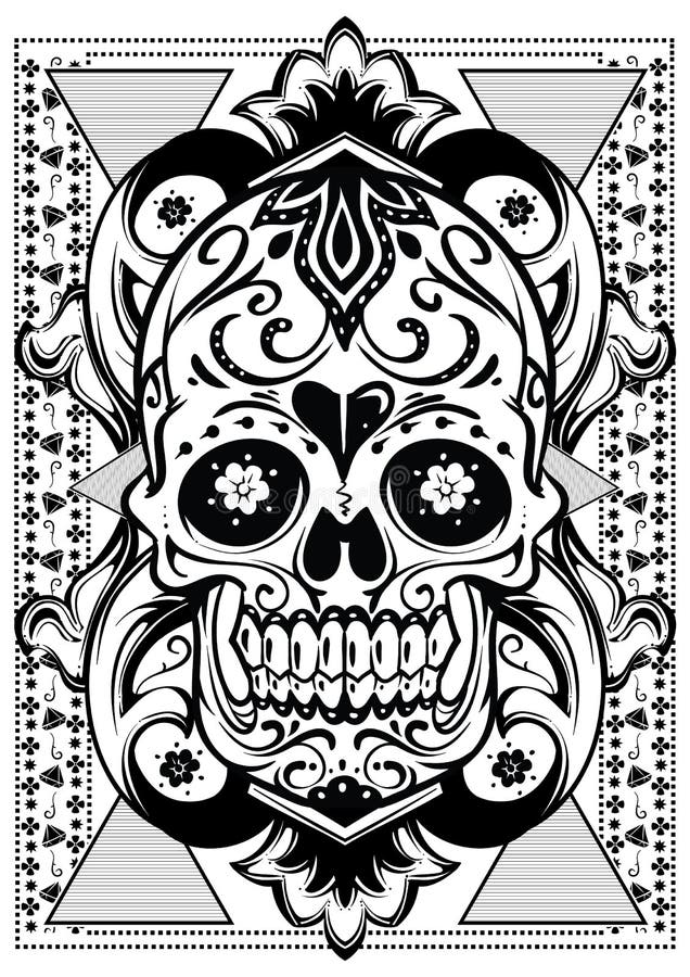 Download Floral skull stock vector. Illustration of floral, artwork ...