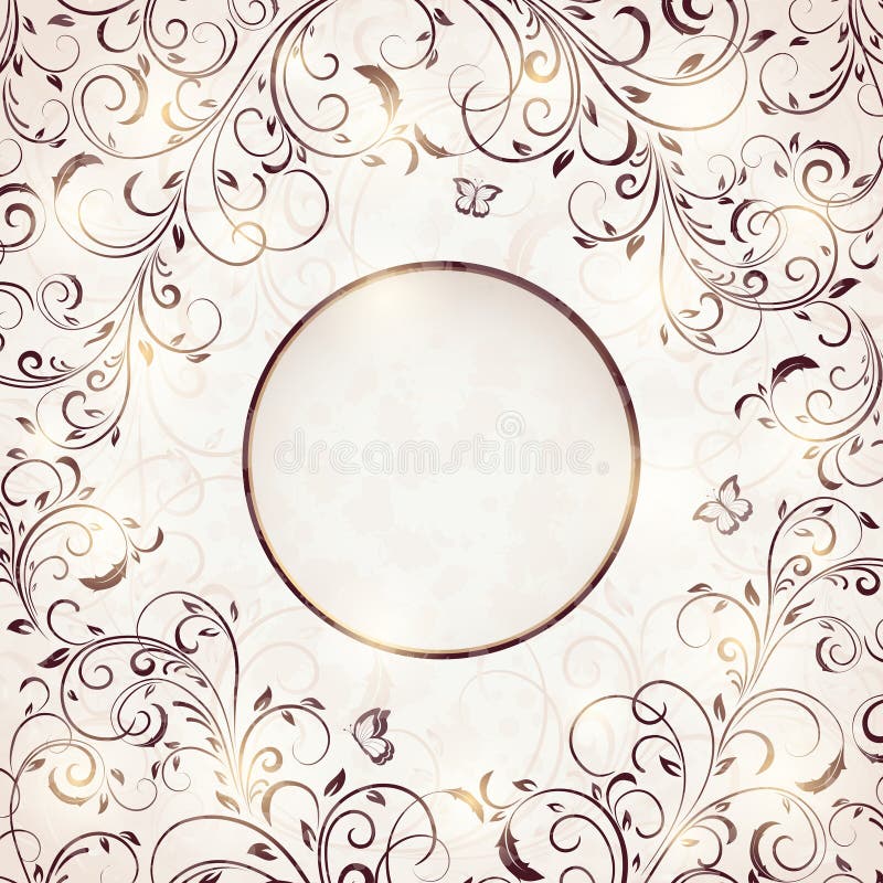 Download Floral theme stock vector. Illustration of decor, grunge - 25575505