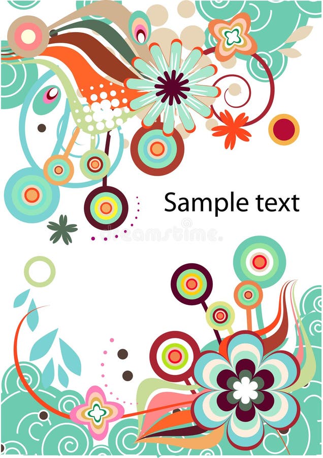 Floral vector background