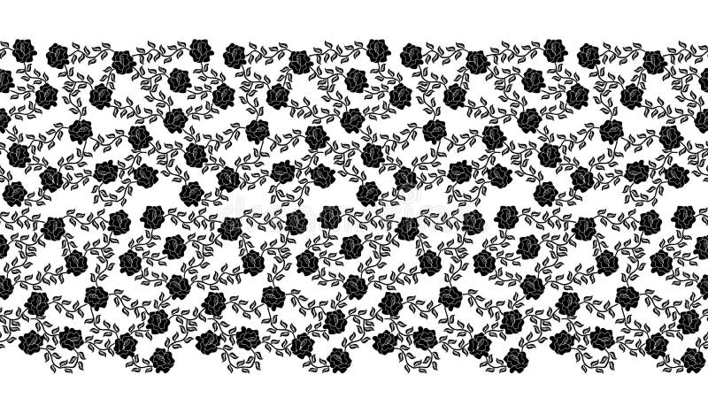 Floral Vector Borders Design. Stock Vector - Illustration of card