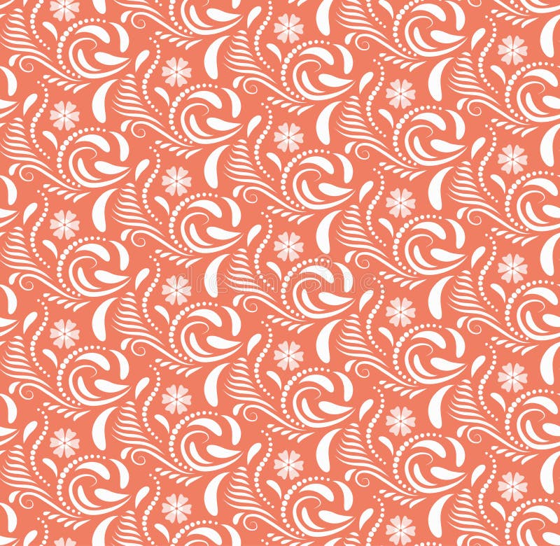 Vector Floral Pattern stock vector. Illustration of seamless 72215900