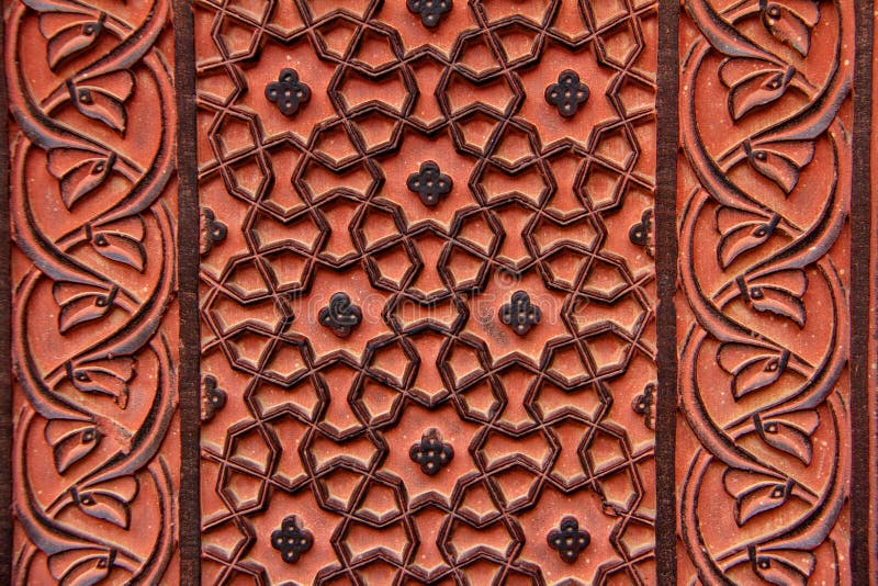 Floral διακοσμήσεις σε Fatekhpur Sikri στοκ εικόνες Floral διακοσμήσεις σε Fatekhpur Sikri στοκ εικόνες
