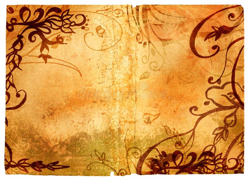 floral σελίδα grunge συνόρων απεικόνιση αποθεμάτων floral σελίδα grunge συνόρων απεικόνιση αποθεμάτων