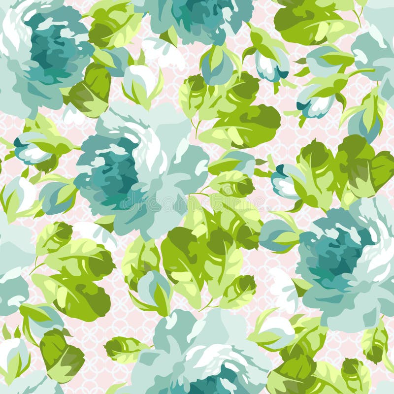 Floral σχέδιο με τα μπλε τριαντάφυλλα ελεύθερη απεικόνιση δικαιώματος Floral σχέδιο με τα μπλε τριαντάφυλλα ελεύθερη απεικόνιση δικαιώματος