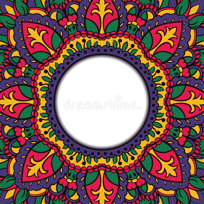 Oriental colorful pattern. Background with filigree ornaments and place for text. Vector card. Book cover, vinyl cover, CD, DVD cover. Photo frame. Oriental colorful pattern. Background with filigree ornaments and place for text. Vector card. Book cover, vinyl cover, CD, DVD cover. Photo frame.