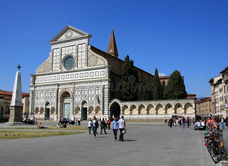 Florence, de Kerk van de Korte roman van Santa Maria royalty-vrije stock afbeeldingen Florence, de Kerk van de Korte roman van Santa Maria royalty-vrije stock afbeeldingen