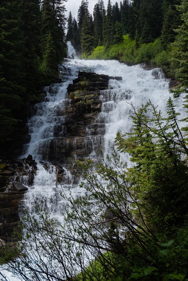 Florence Falls Tumbles Over Rocks royalty free stock photo Florence Falls Tumbles Over Rocks royalty free stock photo