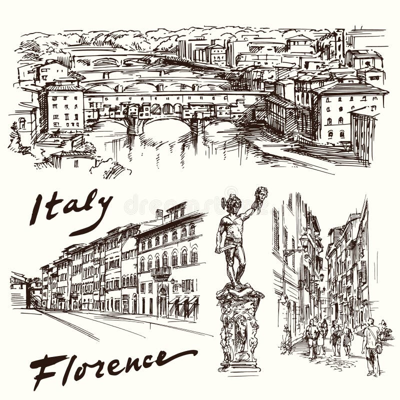 Firenze Sketch Stock Illustrations – 134 Firenze Sketch Stock