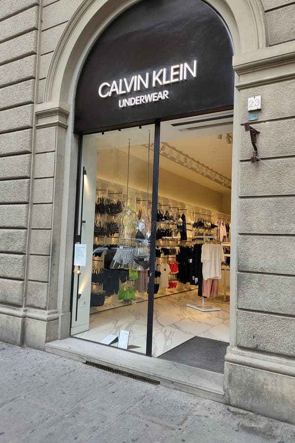 Florence, Italy - October 4, 2023: the Entrance View of the Calvin Klein  Underwear Store at Italy Editorial Image - Image of editorial, retail:  293779250