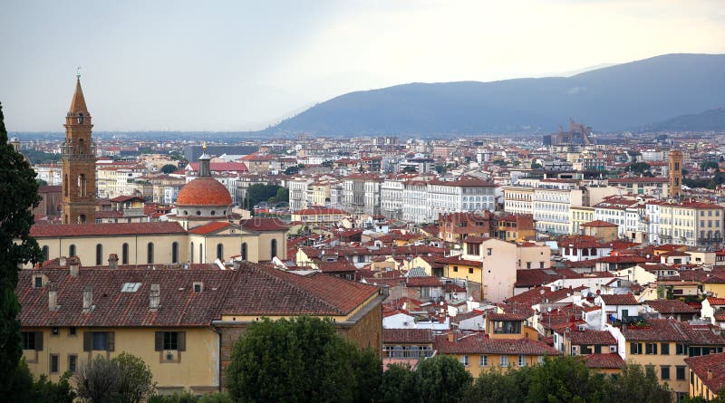 Florence, Italy : Panorama of the city royalty free stock images Florence, Italy : Panorama of the city royalty free stock images