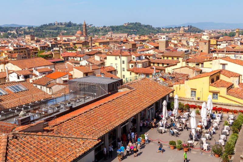 Florence Vue supérieure images stock Florence Vue supérieure images stock