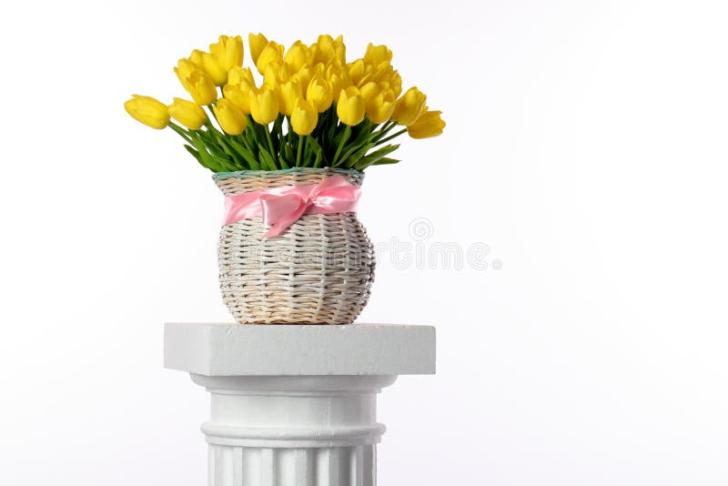 Florero con los tulipanes imagenes de archivo Florero con los tulipanes imagenes de archivo