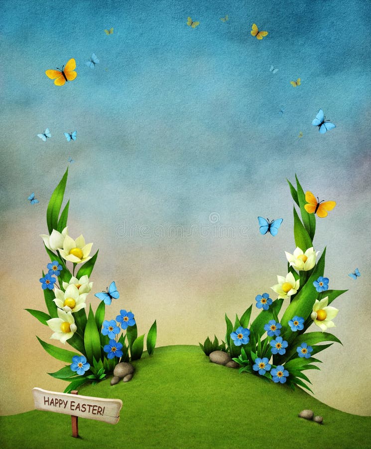 Flores de la primavera. stock de ilustración Flores de la primavera. stock de ilustración