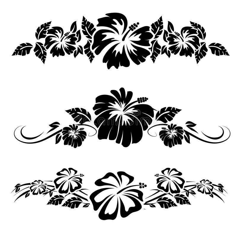 Flores Havaianas Do Hibiscus Ilustração do Vetor - Ilustração de console,  fundo: 49002629