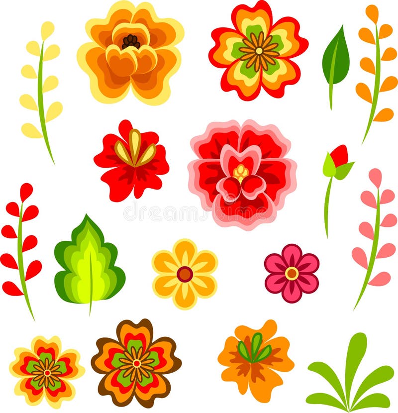 Flores mexicanas ilustración del vector. Ilustración de gente - 160434797