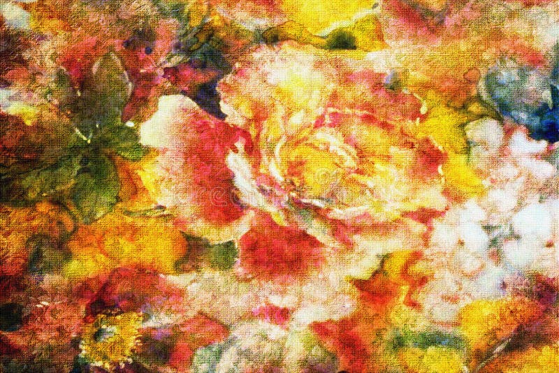 Florescência das rosas ilustração do vetor Florescência das rosas ilustração do vetor