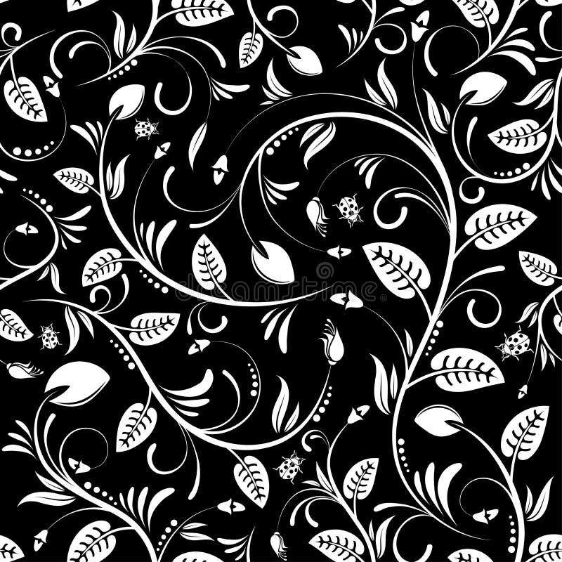 Floresça o teste padrão sem emenda ilustração stock Floresça o teste padrão sem emenda ilustração stock