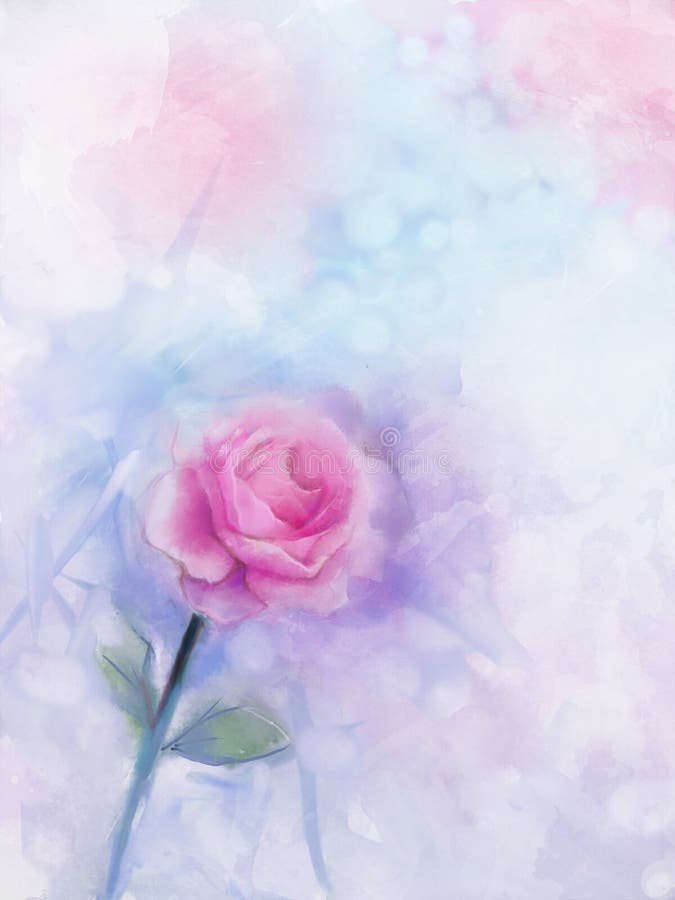 Flori pictură. culoare roz-roz-roz-roz-roz-roz-roz-roz-roz-roz-roz-roz-roz-roz-roz-roz-pastel vector illustration
