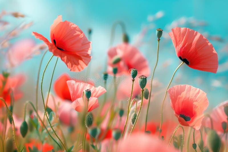 Floricele roz de floricele de fond se îmbină cu flori frumoase, pastel colorate, delicat și romantic. stock illustration