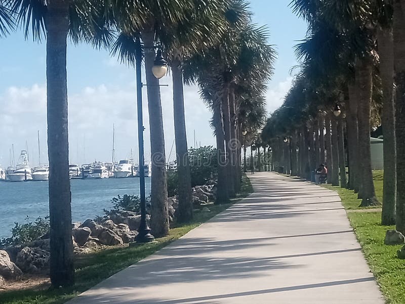 Florida Atlantic side stock image