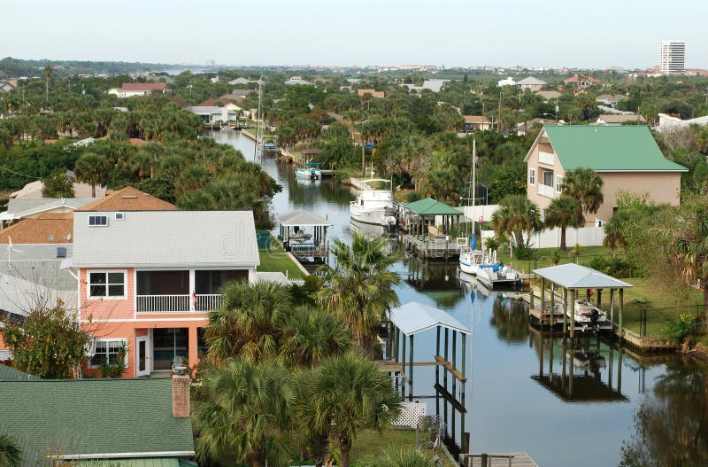 Florida Homes royalty free stock photography