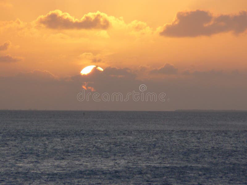Florida Keys Sunset 2 stock photo. Image of orange, gulf 50095194