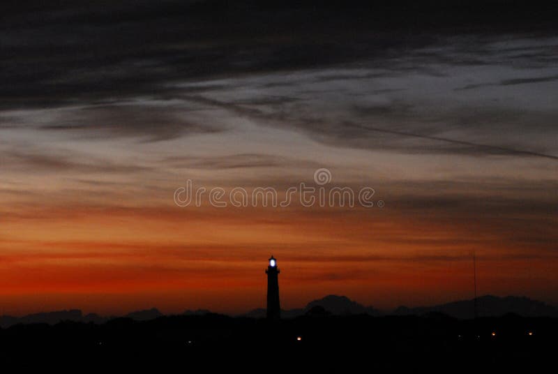 Florida la st Augustine Lighthouse al tramonto fotografia stock Florida la st Augustine Lighthouse al tramonto fotografia stock