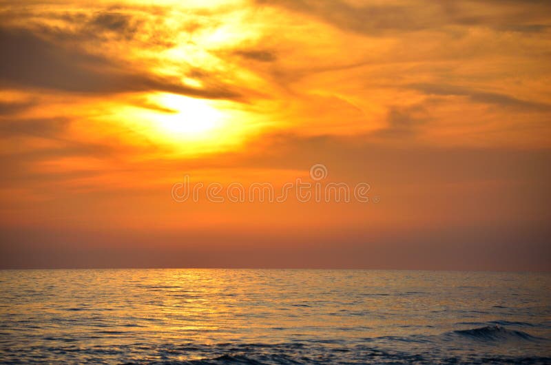 Florida Ocean Beach Sunset stock image. Image of coast - 53882313