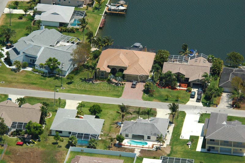 Florida residential royalty free stock photography