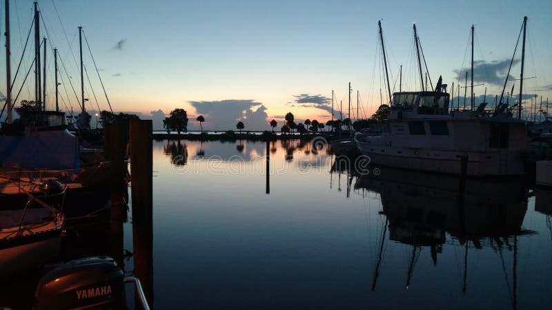 Florida-Sonnenaufgang lizenzfreie stockbilder
