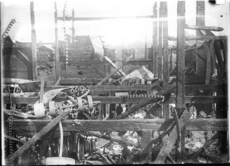 Flour Mill Interior After Fire 1912 Picture. Image 222444945
