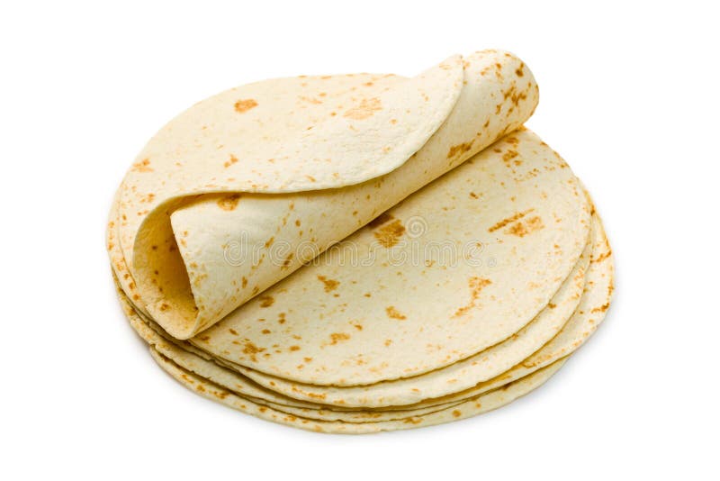 Flour tortillas stock photos