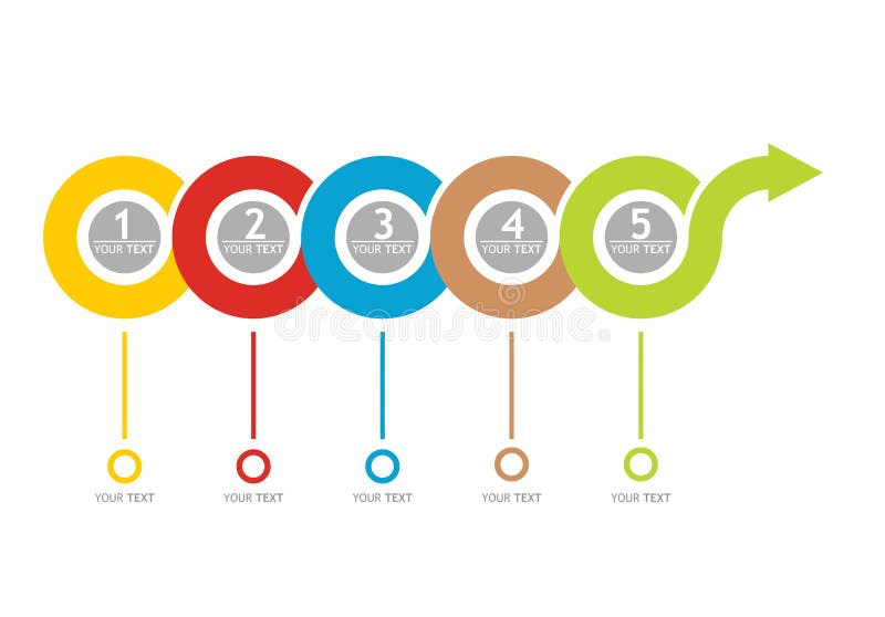 Flow chart royalty free illustration