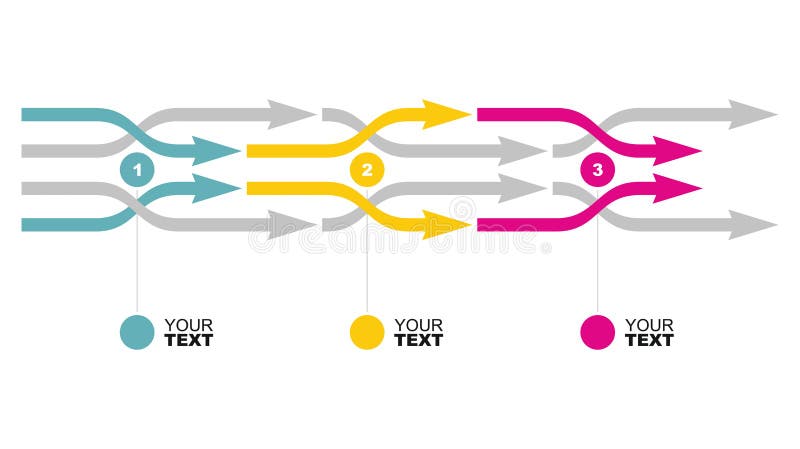 Flow chart vector illustration