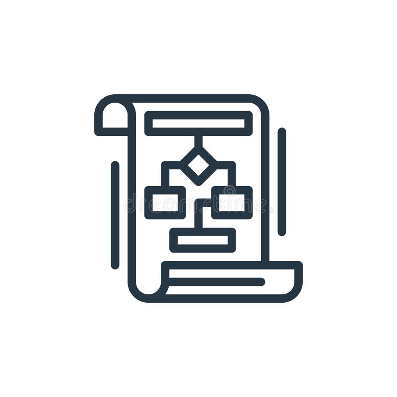 Flow icon Vektor aus seo und web concept. Dünnstrichdarstellung eines bearbeitbaren Stroms. Fließlineares Zeichen zur Verwendung a stock abbildung