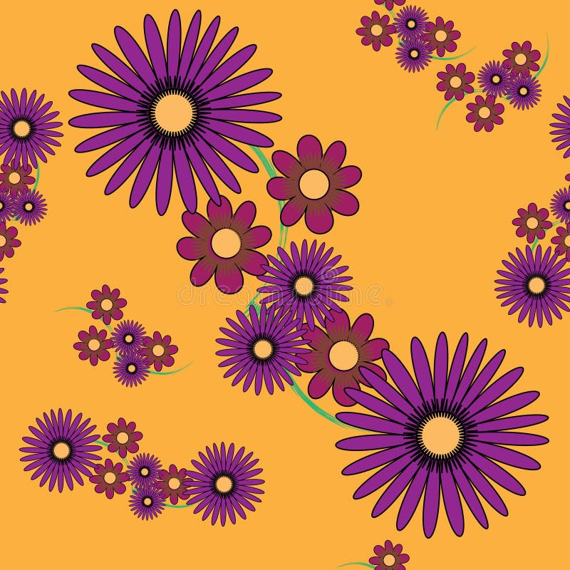 Flower background stock vector. Illustration of illustration - 12529809