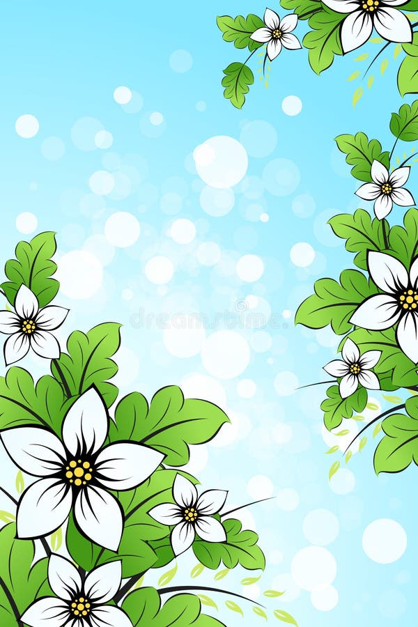 Flower Background stock vector. Illustration of vector - 25328711