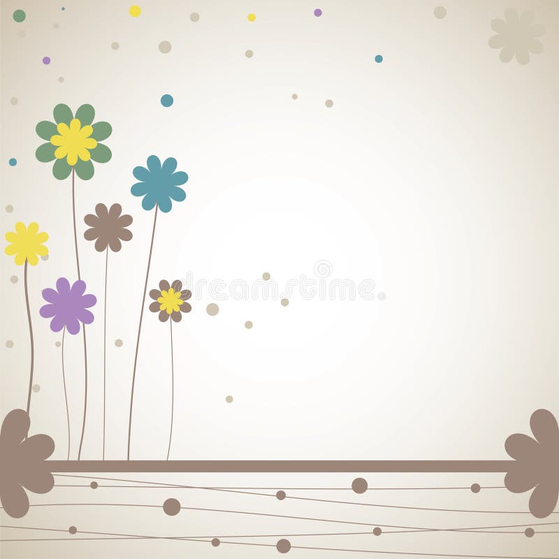 Flower background design.