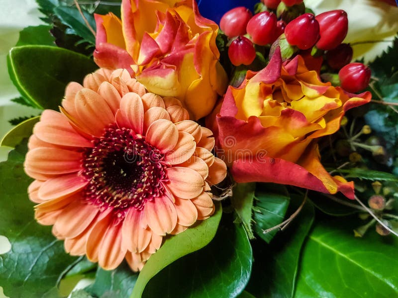 A flower bouquet stock photo. Image of beautiful, decoration 156597674