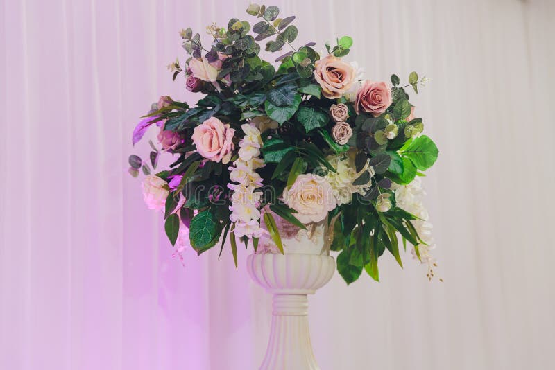 A Flower Bouquet with a Lot of Different Flowers. Stock Image Image