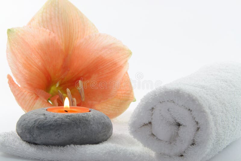 Flower with candle stock image. Image of white, amaryllidaceae 37895027